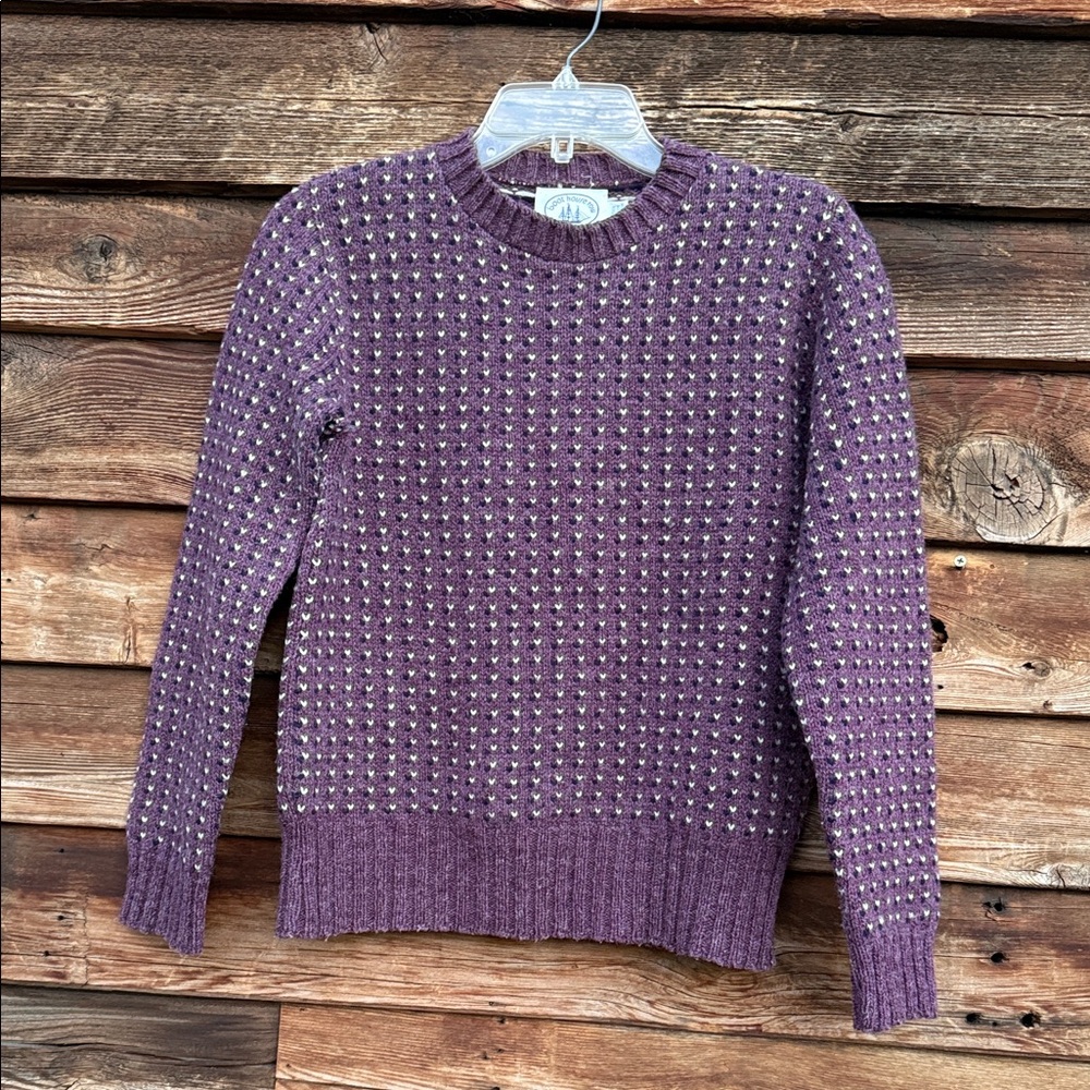 Boat house row 100% cotton vintage sweater
